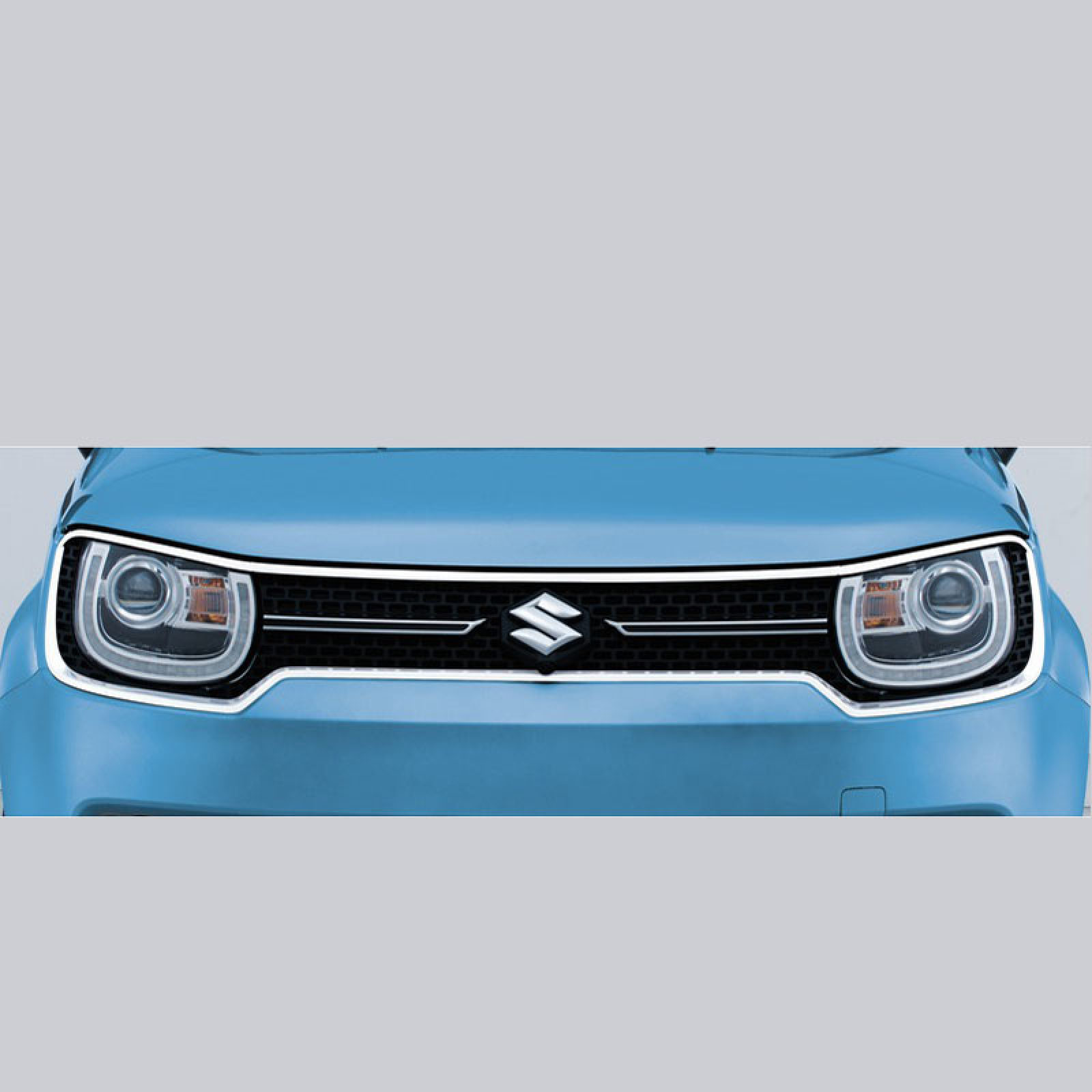 Frontgrill-Umrandung für den SUZUKI IGNIS in weiß